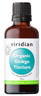 Ginkgo Biloba Tincture 50ml Organic