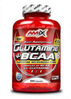 Glutamine + BCAA 360 kapslí