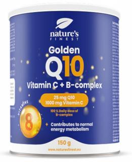 Golden Q10 + Vitamin C + B-Complex 150g (Koenzym Q10 + Vitamín C + B-komplex)