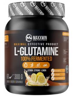L-Glutamine 100 % Fermented 300 g - ochucený Příchuť: Citron