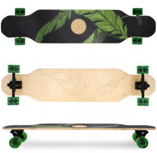 Longboard Lonbay Pro 104 x 24 cm, ABEC7, zeleno-černý