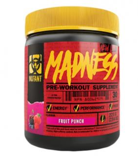 Madness 225 g Příchuť: Broskev + mango
