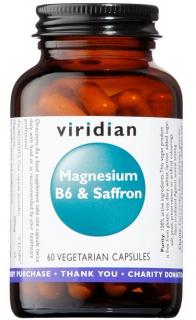 Magnesium B6 & Saffron 60 kapslí (Hořčík, vitamín B6 a šafrán)