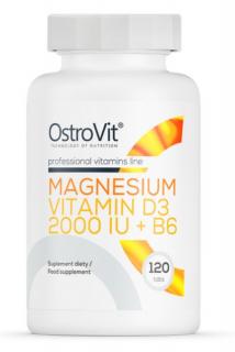 Magnesium + Vitamin D3 2000 IU + B6 120 tablet