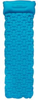 Nafukovací matrace s polštářkem Air Bed Pillow Big 213x62x6 cm Barva: Modrá