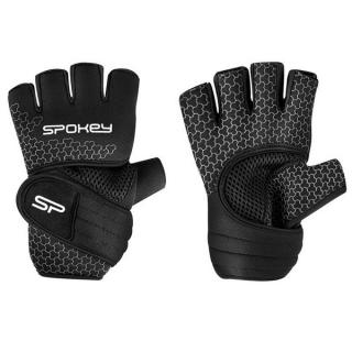 Neoprenové fitness rukavice Lava - černo-bílé Velikost: XL