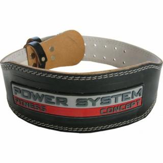 Opasek Power System černý kožený PS 3100 Velikost: XXL