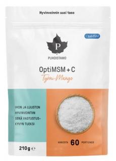 OptiMSM + C 210g rakytník-mango