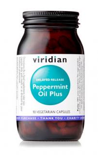 Peppermint Oil Plus 90 kapslí (List máty peprné, kořen zázvoru, kmínové semínko)