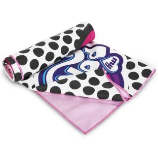 Rychleschnoucí sportovní ručník Hasbro Pinkie , 80x160 cm, černo-bílý, zn. MY LITTLE PONY