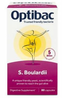 Saccharomyces Boulardii (Probiotika při průjmu) 80 kapslí
