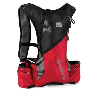 Sprinter cyklistický a běžecký batoh 5l (voděodolný) Barva: Černo/červený