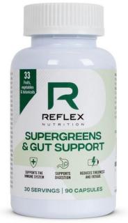 Supergreens & Gut Support 90 kapslí