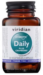 Synerbio Daily+ Cranberry 30 kapslí (Směs probiotik a prebiotik s brusinkovým extraktem)