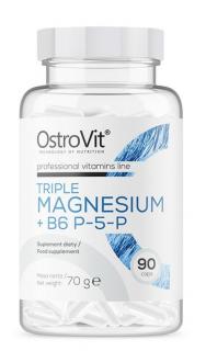 Triple Magnesium + B6 P-5-P 90 kapslí