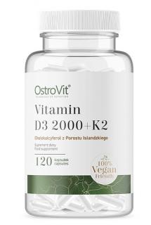 Vitamin D3 2000 IU + K2 Vege 120 kapslí