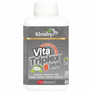 VitaTriplex® 6 plus - 250 tbl., šestinásobná ochrana kloubů, XXL economy