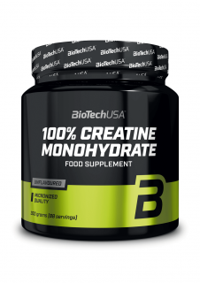 BioTech 100% Creatine Monohydrate kreatin monohydrát 300 g