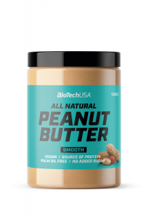 BioTech Peanut Butter burákové máslo 1000 g jemné