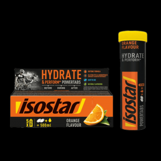 Isostar Power Tabs pomeranč iontový nápoj v tabletách 120g