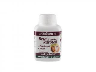 Medpharma Beta Karoten 25.000 U.I. + Panthenol + Paba 107 tobolek