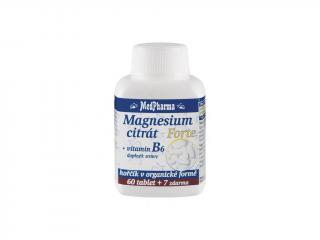 Medpharma Magnesium citrát forte + vitamin B6 67 tablet