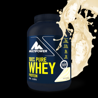 Multipower 100% pure whey protein syrovátkový protein 900 g vanilka