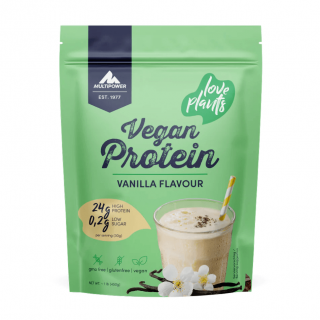 Multipower 100% vegan protein veganský protein 450 g vanilka