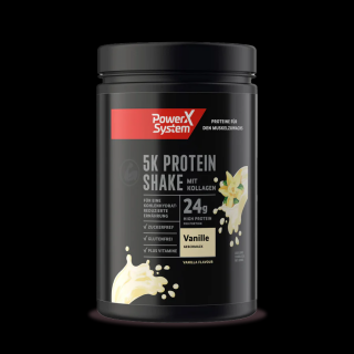 Power System 5k Protein Shake proteinový koktejl s kolagenem 360 g vanilka