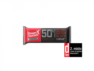 Power System Big Block 50% proteinová tyčinka 100 g čokoláda