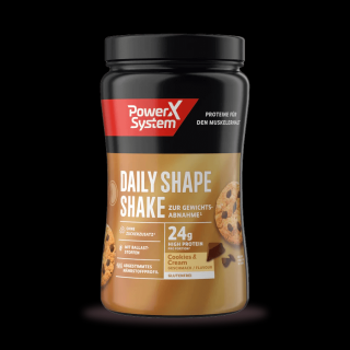 Power System Daily Shape Meal koktejl na redukci hmotnosti 360 g cookies & cream 2+1 ZDARMA