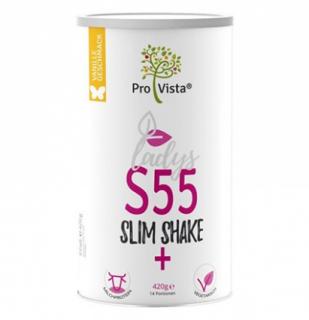 ProVista Ladys S55 slim shake+ dietní koktejl 420 g Vanilka