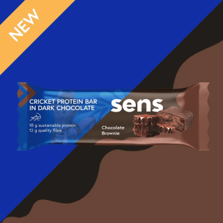Sens Cricket Protein Bar proteinová tyčinka čokoládové brownie 60g