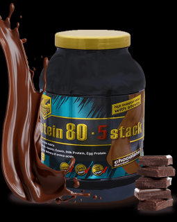 Z-Konzept Protein 80 5 STACK vícesložkový protein 750 g čokoláda