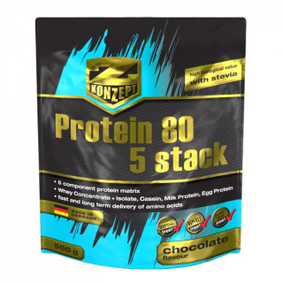 Z-Konzept Protein 80 5 STACK vícesložkový protein čokoláda 500 g