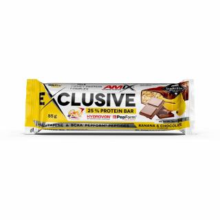 Amix Exclusive Protein Bar 85g Příchuť: Banán a čokoláda