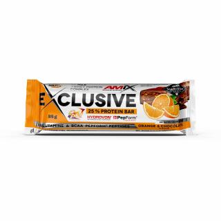 Amix Exclusive Protein Bar 85g Příchuť: Pomeranč a čokoláda