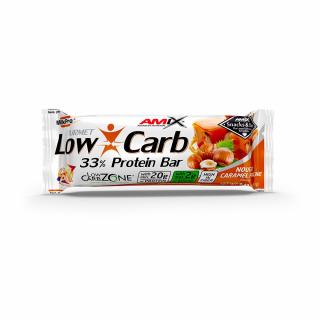 Amix Low-Carb 33% Protein Bar 60g Příchuť: Nugát/karamel