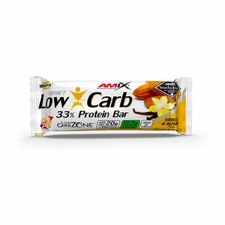 Amix Low-Carb 33% Protein Bar 60g Příchuť: vanilka/mandle