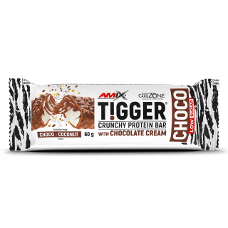 Amix Tigger Zero Choco Protein Bar 60g Příchuť: čokoláda/kokos