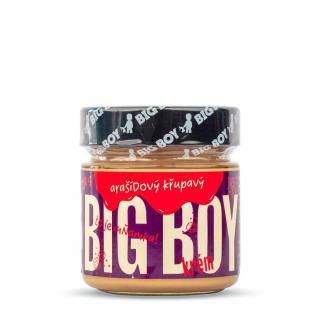 Big Boy Arašídový krém Příchuť: Křupavé, Velikost: 250 g - Min. trvanlivost do 7/3/2024