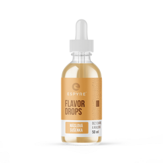 Espyre Flavor Drops 50 ml Příchuť: Máslová sušenka