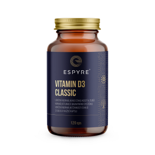 Espyre Vitamin D3 Classic Velikost: 120 kapslí