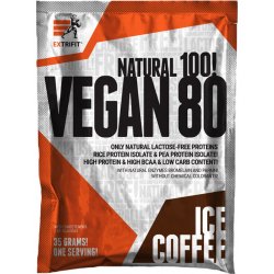 Extrifit Vegan 80 - vzorek 35g Příchuť: Ledová káva