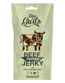 Fine Gusto Hovězí jerky - Pepř Velikost: 25g