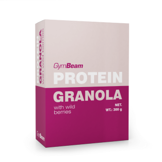 GymBeam Proteinová granola 300g Příchuť: Lesní ovoce