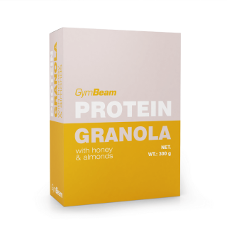 GymBeam Proteinová granola 300g Příchuť: Mandle/med