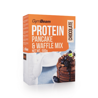 GymBeam Proteinové palačinky Pancake & Waffle Mix 500g Příchuť: Čokoláda