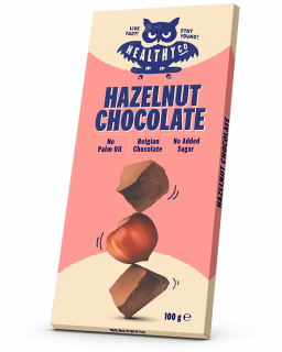 HealthyCo Chocolate 100g Příchuť: Lískový ořech