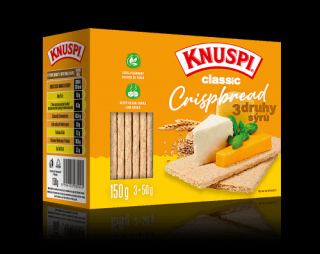 Knuspi Crispbread 150g Příchuť: 3 druhy sýra